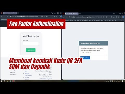 Solution to Re-Display Dapodik and SDM 2FA QR Codes