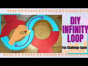 Infinity Loop Toy – It Spins Forever! 😲 | DIY Kids Craft