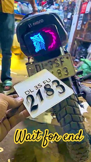 custom number plate design for splendor bike #shorts #viral #trending #viralshorts #bike #splendor