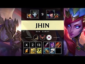 Jhin ADC vs Caitlyn - KR Grandmaster Patch 25.21