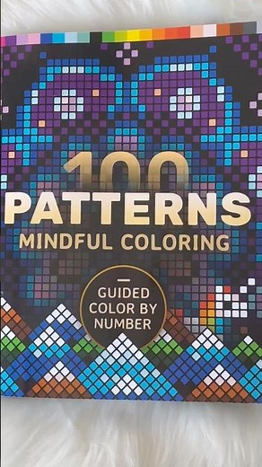 100 Patterns Mindful Coloring Book | Pixel Colorist | Flip Through & Completed Pages
