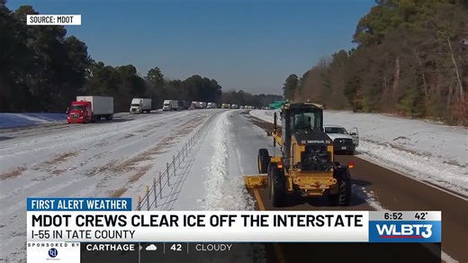 Portions of I-55, I-22 in North Mississippi now open