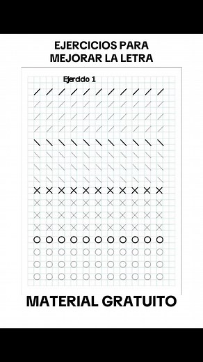 Ejercicios para mejorar la letra en Primaria y Preescolar