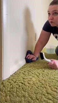 Cleaning base boards with a little help