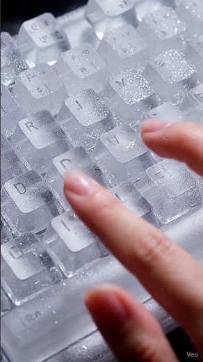 Ice Keyboard — ASMR Frozen Typing Experience