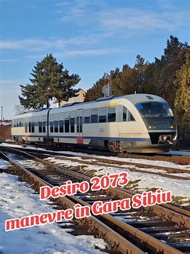 Desiro 2073 manevra pentru formare R2565 in Gara Sibiu #fyp #trainspotting #trenuri #sibiu #cfr