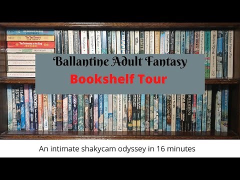 Ballantine Adult Fantasy Series | bookshelf tour || the whole series in 16 minutes