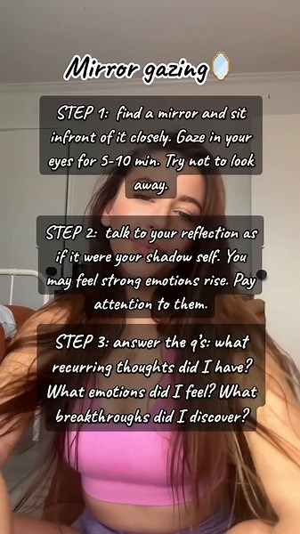 Mirror Gazing Exercise for Shadow Work and Inner Healing