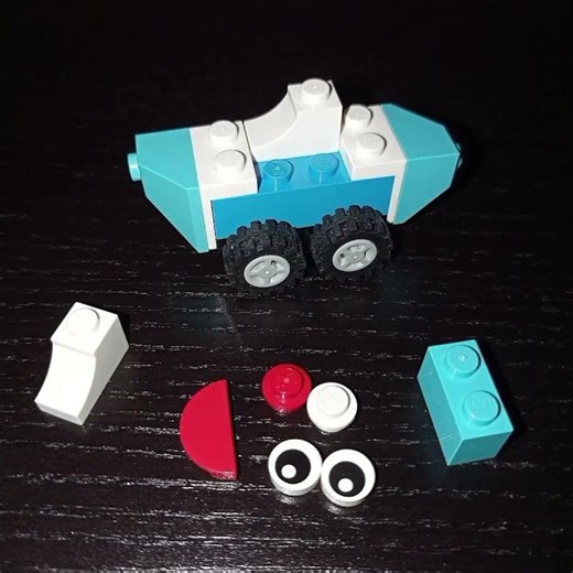 How to build a very simple, cute and fun Lego mini-car ! 🚗🤗