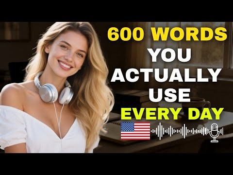 600 Essential English Words You’ll Actually Use in Daily Conversations ✅