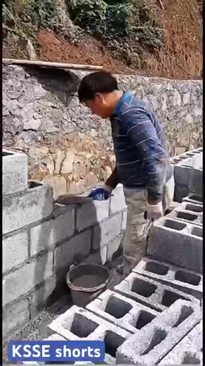 4.8K views · 24 reactions | How to Lay Concrete Blocks Professionally | Step-by-Step Masonry Guide #construction #concreate | Bricks Trick | Facebook