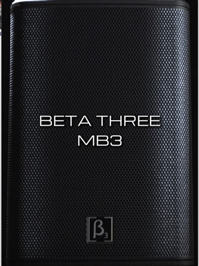 Introducing our biggest star — the MB3 portable three-way PA system. #pasystem #music #woofer #portable #bluetooth #speaker #proaudio#betathree