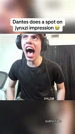Dantes does a SPOT ON Jynxzi Impression... 😂😂 #jynxzi #lol #gaming #funnymoments #funny #twitch
