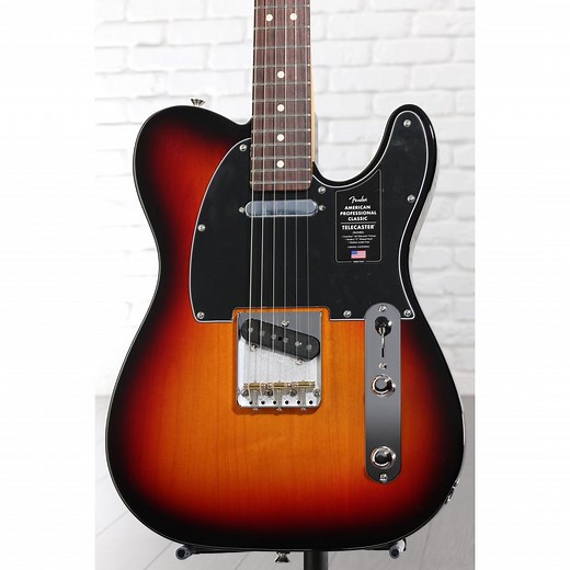 Fender American Professional Classic Telecaster Electric Guitar - 3-color Sunburst