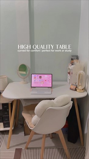 Transform Your Workspace with Aesthetic Curved Tables