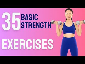 35 MIN FULL BODY STRENGTH Workout - with Weights, Build Strength at Home!