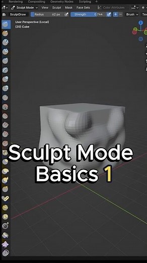 Sculpt mode basics 1