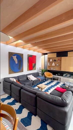 How this glass & timber extension transformed this London home! #home #interiors #realestate