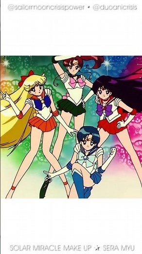 Inner Sailors Senshi ★ Solar Miracle Make Up ★ Sera Myu #sailormoon #seramyu #セーラームーン