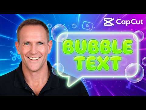 Make Bubble Captions in CapCut PC (Easy Text Effect Tutorial)