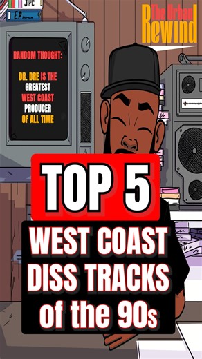 The Urban Rewind - Throwback Culture 🔥🎤 on Instagram: "‼️Top 5 of My FAVORITE West Coast Diss Tracks‼️ #TheUrbanRewind #HipHop #RapHistory #WestCoast"