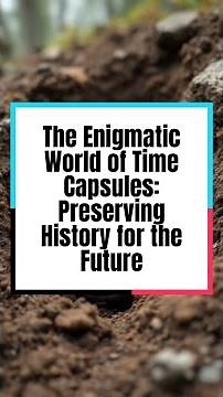 The Enigmatic World of Time Capsules: Preserving History for the Future