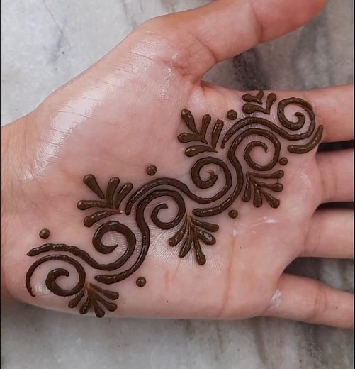 easy bell mehindi design #mehindidesignforbiginners #newmahendi #viralshort