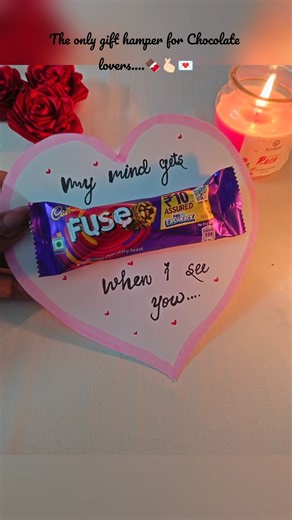 🍫💌DIY Chocolate card || handmade & Customized chocolate card with message # #trending #diy #viral