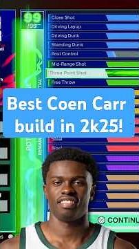 This Coen Carr Build is OVERPOWERED! #nba2k25 #2kcommunity #nba2k