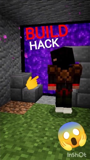 very easy build hack in Minecraft ❤️#minecraft #viral #shorts