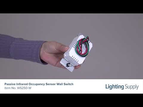 WattStopper Passive Infrared Occupancy Sensor Wall Switch (WS250-W)
