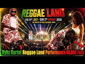 Vybz Kartel - Full Reggae land Performance 🇬🇧 60,000 Sidem Is Pregnant Baby Is On The way 🌍