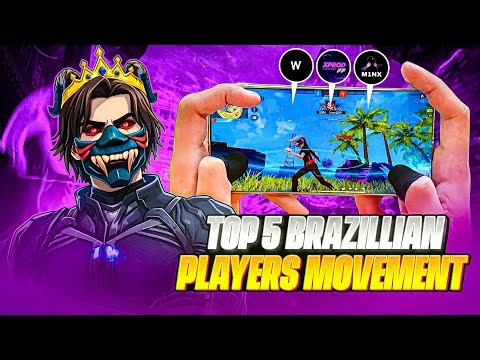 Top 5 Newest ! 🇧🇷 Players Movment 🌪️ Tricks Tutorial 🤯 📲 | Secret [ 360° New Unique Style 🌟 Movment