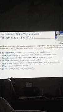 técnicas pra fazer ifv