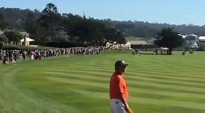 Breaking News from Pebble Beach: Caddy slips from rocks while trying to retrieve golf ball at the 18th hole. Caddy apparently hit his head on the rocks. Rescue was under way and Caddy has now been lifted onto gurney and being transported to a Hospital. Roberta Gonzales | KCBS Radio