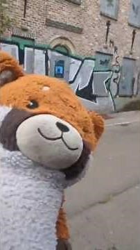 RED PANDA TEDDY EXPLORES ABANDONED GHOST TOWN