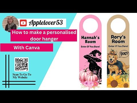 Canva - How To Make A Personalised Door Hanger