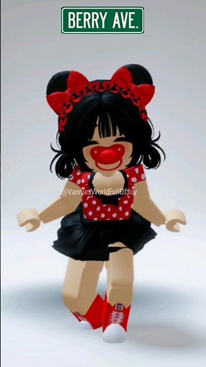 MINNIE MOUSE OUTFIT CODE FOR BERRY AVENUE #shorts