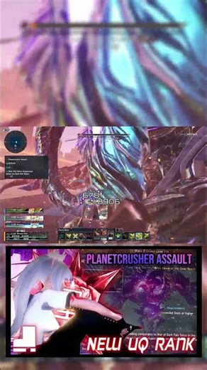 [PSO2:NGS] New Rank for this UQ is too easy TwT #pso2 #ngs #pso2global #pso2ngs #pso2na #gaming ​