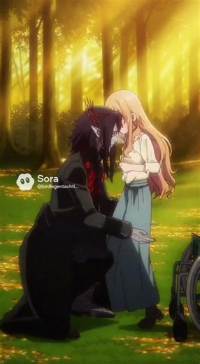 Here’s A New Cute Anime Clip I Made - Demon Lord Helps Poor Girl Back On Wheelchair (Anime Clip #3)