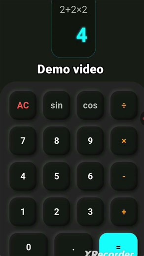flutter Neon Scientific Calculator UI 🚀 | Source Code Available #flutter #coding