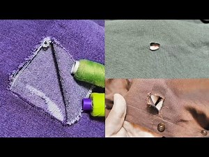 3 points magiques pour réparer facilement les trous dans vos vêtements rapides et invisibles