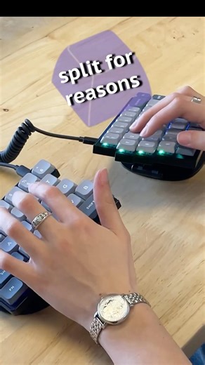 Typing posture made better. #ergonomicdesign #lowprofile #mechanicalkeyboard