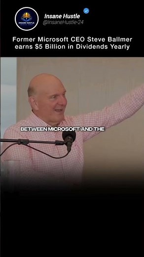 How Steve Ballmer Makes $1B+ in Dividends 💰 #investing