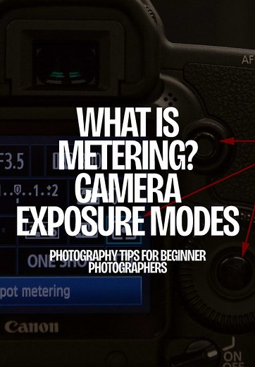 What is metering in photography? If your photos are too dark or too bright, your camera’s metering mode might be the reason. In this video, I break down the 4 camera exposure metering modes and when to use each one: • Evaluative / Matrix metering – best for most scenes • Centre-weighted metering – great for portraits • Partial metering – useful for tricky lighting • Spot metering – perfect for high-contrast scenes Understanding how your camera measures light will instantly improve your exposure,