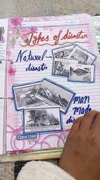 class 9th sst file disaster management