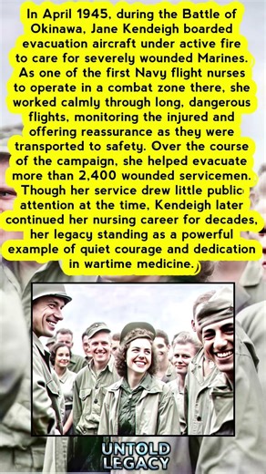 Jane Kendeigh: The Flight Nurse Who Saved 2,400 Marines ✈️