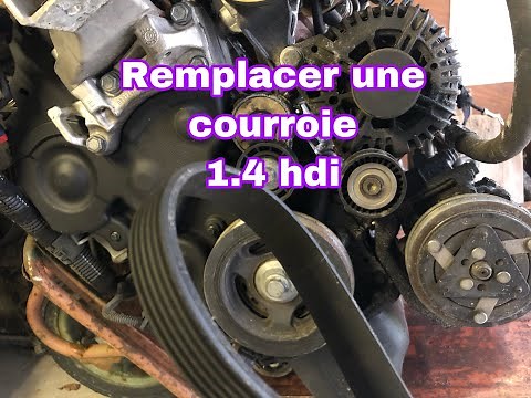 How to replace a 1.4 HDI Peugeot/Citroën belt
