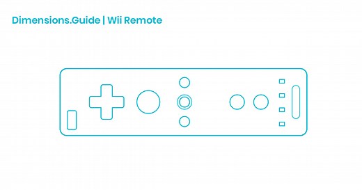 Wii Remote Dimensions & Drawings | Dimensions.com