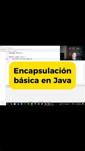 Encapsulación básica en Java
